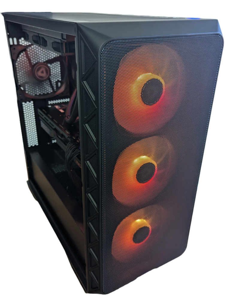 CC Aria custom gaming desktop with top performance for fast data processing and high FPS in all games 4K